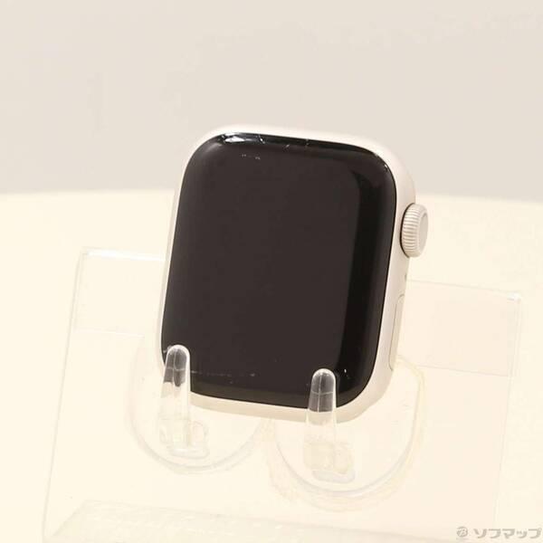 〔中古〕Apple(アップル) Apple Watch Series 7 GPS 41mm スターライトアルミニウムケース バンド無し〔198-ud〕 | 