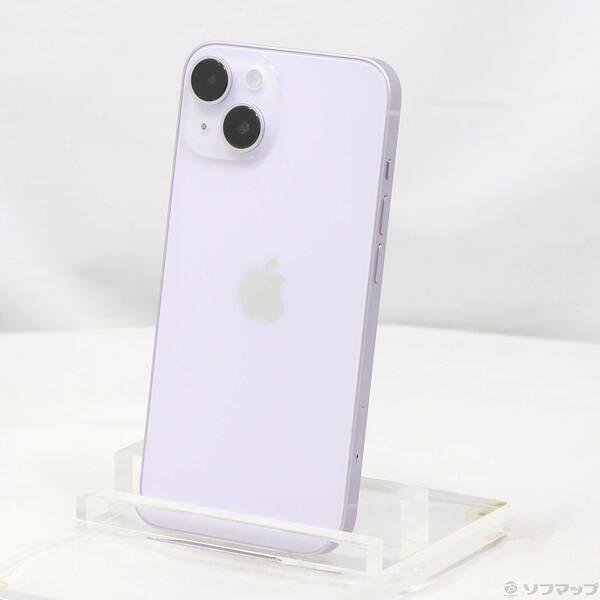 〔中古〕Apple(アップル) iPhone14 128GB パープル MPUY3J／A SIMフリー〔295-ud〕 | 