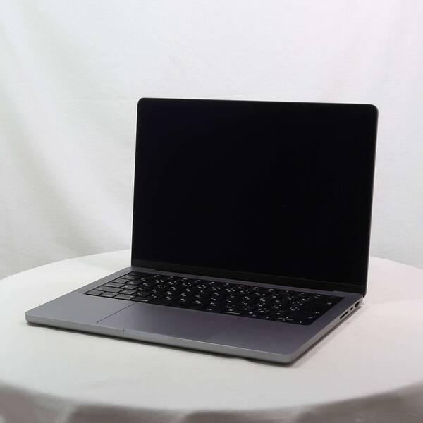 〔中古〕MacBook Pro 14.2-inch Late-2021 MKGP3J／A Apple M1 Pro 8コアCPU_14コアGPU 16GB SSD512GB スペースグレイ 〔15.3 Sequoia〕〔305-ud〕 | 