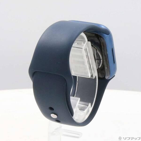 〔中古〕Apple(アップル) Apple Watch Series 7 GPS + Cellular 41mm ブルーアルミニウムケース アビスブルースポーツバンド〔198-ud〕 |  | 02