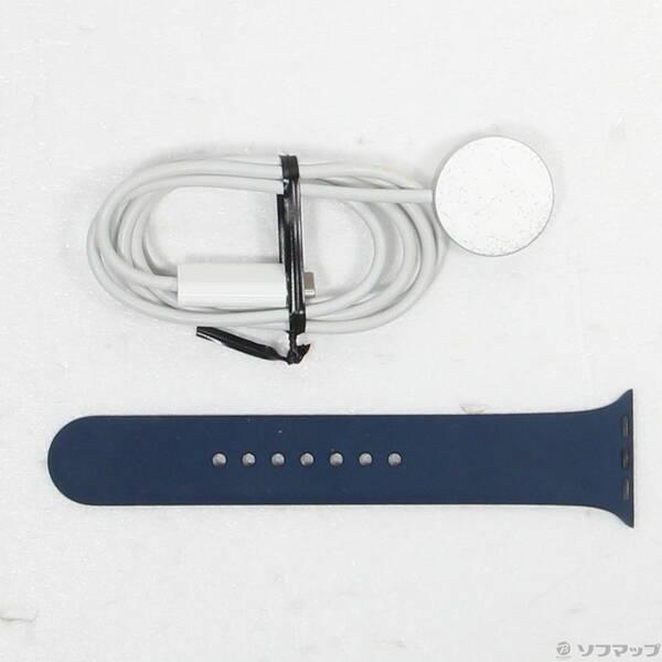 〔中古〕Apple(アップル) Apple Watch Series 7 GPS + Cellular 41mm ブルーアルミニウムケース アビスブルースポーツバンド〔198-ud〕 |  | 04