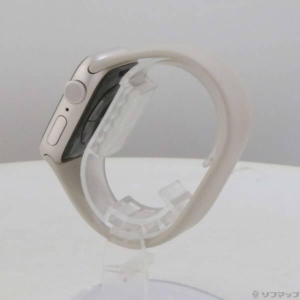 〔中古〕Apple(アップル) Apple Watch Series 8 GPS 41mm スターライトアルミニウムケース スターライトソロループ〔352-ud〕 |  | 01