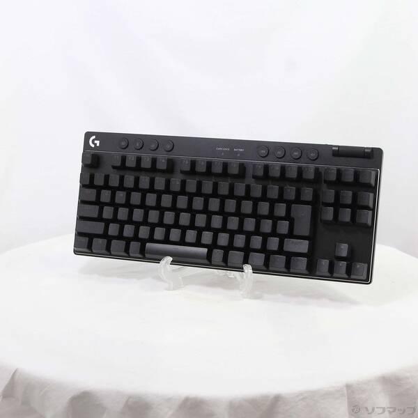 〔中古〕logicool(ロジクール) PRO X TKL LIGHTSPEEDゲーミングキーボード G-PKB-003WL-TCWH ブラック 日本語 タクタイル〔262-ud〕 | 