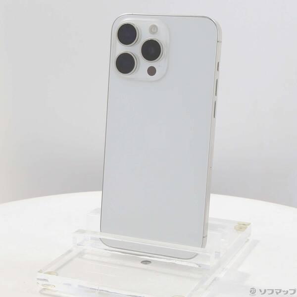 〔中古〕Apple(アップル) iPhone15 Pro Max 1TB ホワイトチタニウム MU703J／A SIMフリー〔349-ud〕 | 