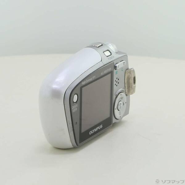 〔中古〕OLYMPUS(オリンパス) CAMEDIA μ-mini DIGITAL WH (400万画素／2倍／ピュアホワイト)〔262-ud〕 |  | 01