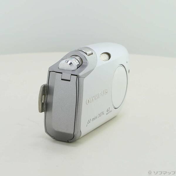〔中古〕OLYMPUS(オリンパス) CAMEDIA μ-mini DIGITAL WH (400万画素／2倍／ピュアホワイト)〔262-ud〕 |  | 03