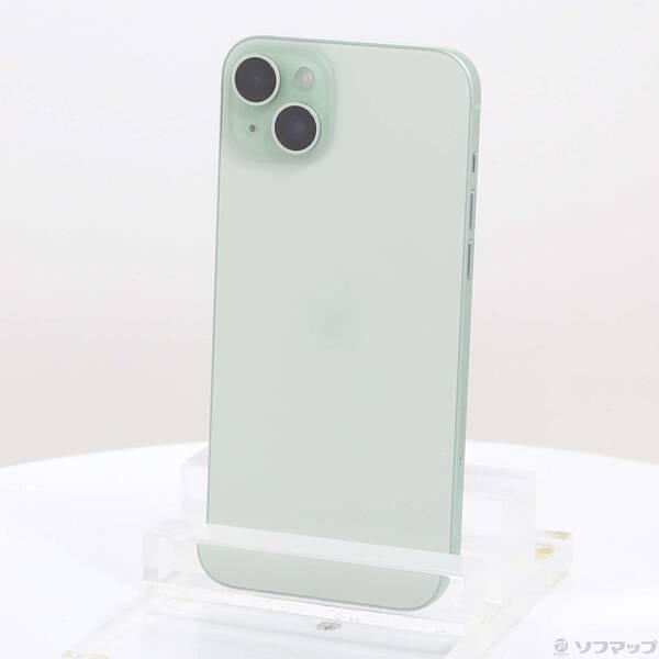 〔中古〕Apple(アップル) iPhone15 Plus 128GB グリーン MU0E3J／A SIMフリー〔377-ud〕 | 