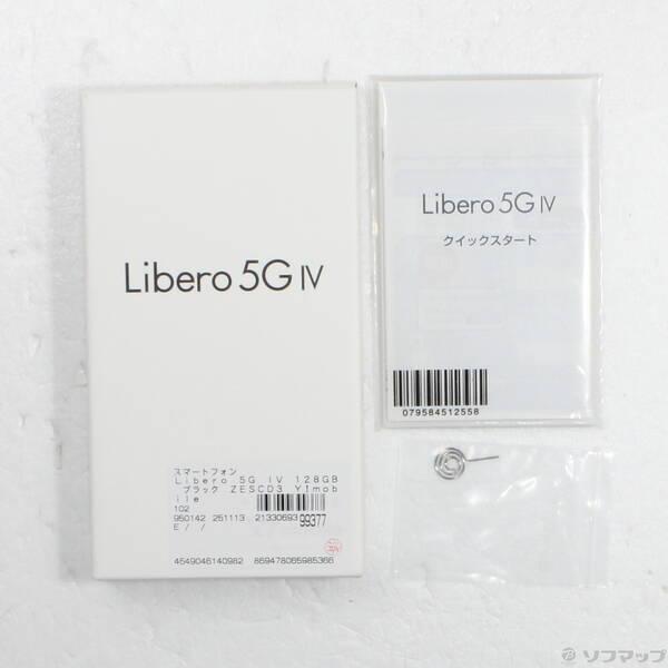 〔中古〕ZTE Libero 5G IV 128GB ブラック ZESCD3 Y!mobile SIMフリー〔349-ud〕 |  | 04