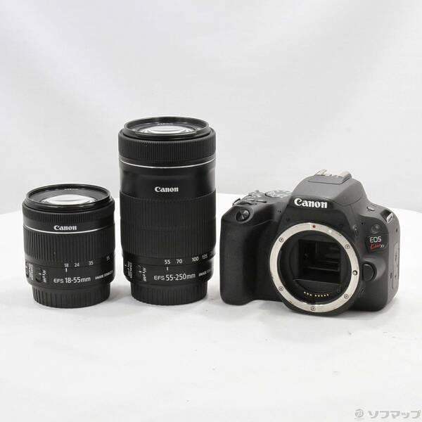 〔中古〕Canon(キヤノン) EOS Kiss X9 ブラック ダブルズームキット〔251-ud〕 | 