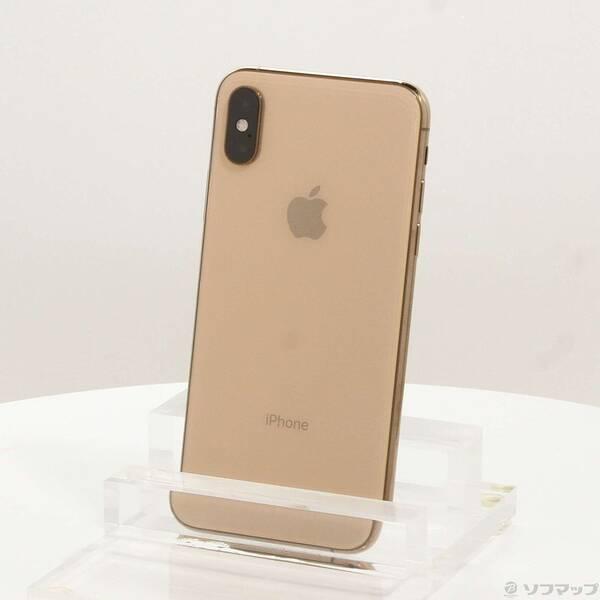 〔中古〕Apple(アップル) iPhoneXS 256GB ゴールド NTE22J／A SIMフリー〔269-ud〕 | 