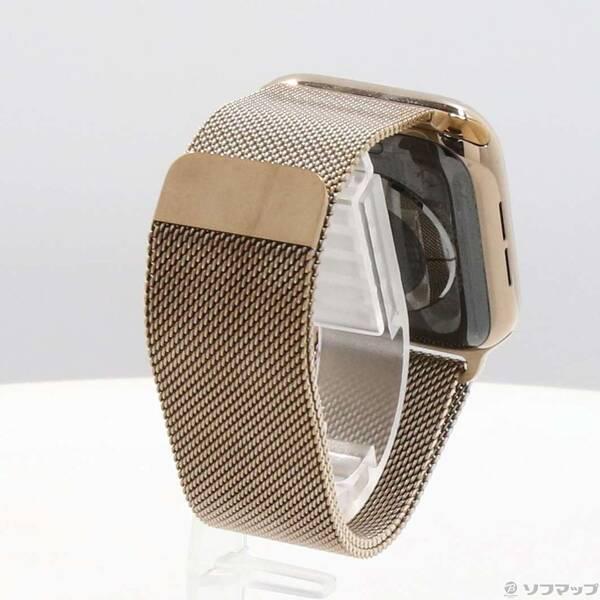 〔中古〕Apple(アップル) Apple Watch Series 4 GPS + Cellular 44mm ゴールドステンレススチールケース ゴールドミラネーゼループ〔247-ud〕 |  | 02