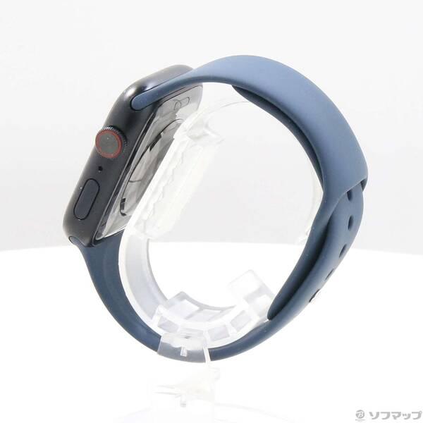 〔中古〕Apple(アップル) Apple Watch Series 9 GPS + Cellular 45mm ミッドナイトアルミニウムケース ストームブルースポーツバンド〔344-ud〕 |  | 01