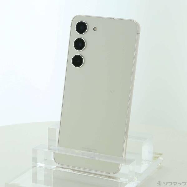 〔中古〕SAMSUNG(サムスン) Galaxy S23 256GB クリーム SCG19 au SIMフリー〔258-ud〕 | 