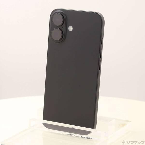 〔中古〕Apple(アップル) iPhone16 256GB ブラック MYDW3J／A SIMフリー〔377-ud〕 | 