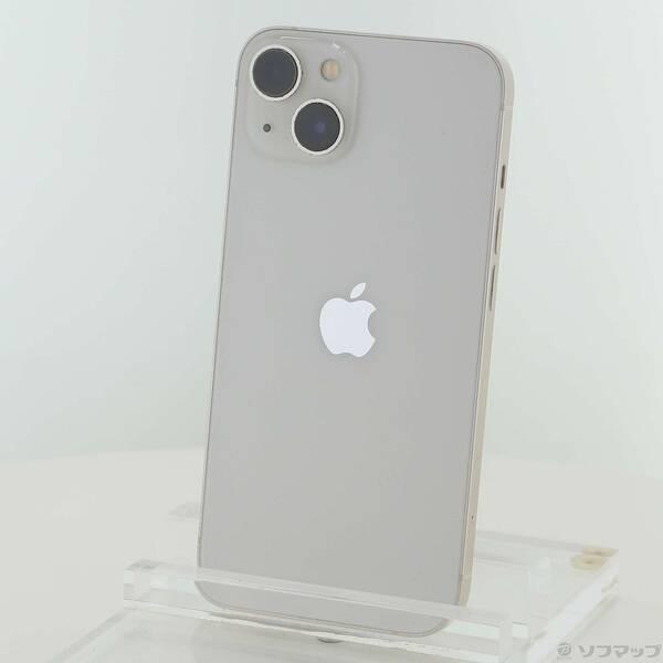 〔中古〕Apple(アップル) iPhone13 128GB スターライト MLND3J／A SIMフリー〔377-ud〕 | 