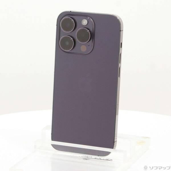 〔中古〕Apple(アップル) iPhone14 Pro 128GB ディープパープル MQ0F3J／A SIMフリー〔348-ud〕 | 