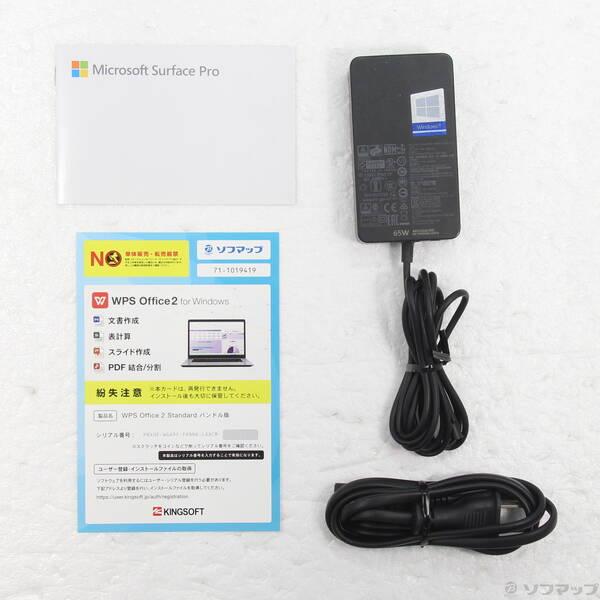 〔中古〕Microsoft(マイクロソフト) Surface Pro7 〔Core i5／8GB／SSD128GB〕 VDV-00014 プラチナ 〔Windows 10〕〔258-ud〕の画像