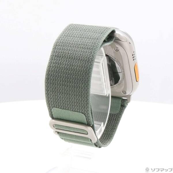 〔中古〕Apple(アップル) Apple Watch Ultra GPS + Cellular 49mm チタニウムケース グリーンアルパインループ〔349-ud〕 |  | 02