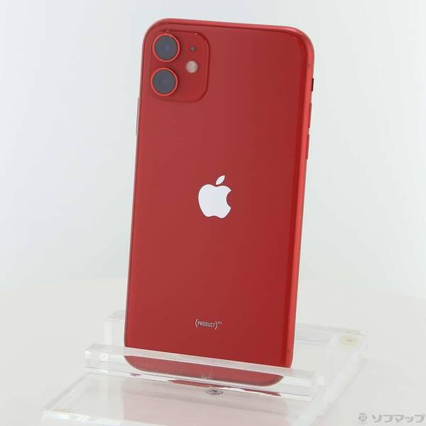 〔中古〕Apple(アップル) iPhone11 128GB プロダクトレッド MWM32J／A SoftBank〔269-ud〕 | 