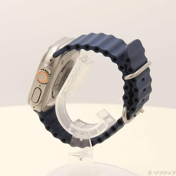 〔中古〕Apple(アップル) Apple Watch Ultra 2 GPS + Cellular 49mm チタニウムケース ブルーオーシャンバンド〔349-ud〕 |  | 01