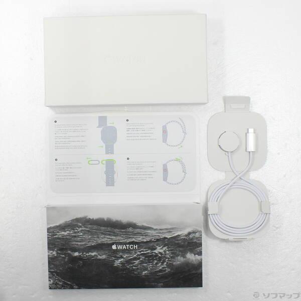 〔中古〕Apple(アップル) Apple Watch Ultra 2 GPS + Cellular 49mm チタニウムケース ブルーオーシャンバンド〔349-ud〕 |  | 04