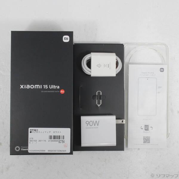 〔中古〕Xiaomi(シャオミ) Xiaomi 15 Ultra 512GB ホワイト MZB0JJYJP SIMフリー〔349-ud〕 |  | 04
