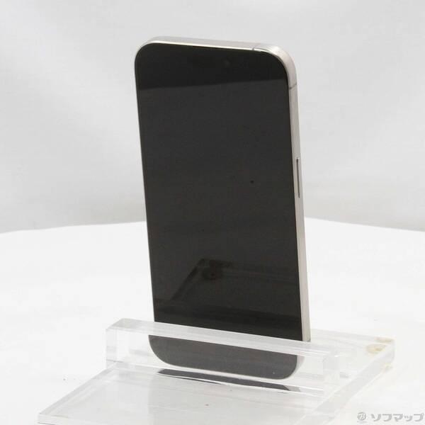 〔中古〕Apple(アップル) iPhone15 Pro 1TB ナチュラルチタニウム MTUT3J／A SIMフリー〔269-ud〕 |  | 02