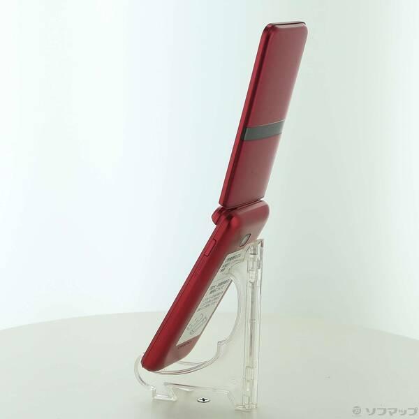 中古〕KYOCERA(京セラ) DIGNO ケータイ KY-42C レッド docomo SIM