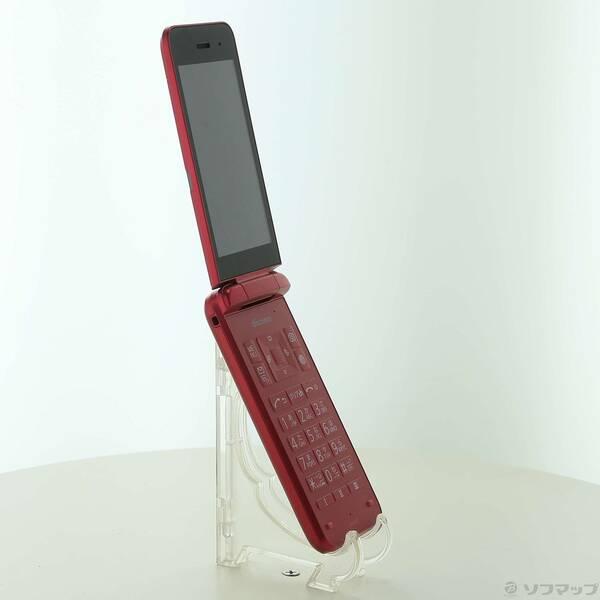 中古〕KYOCERA(京セラ) DIGNO ケータイ KY-42C レッド docomo SIM