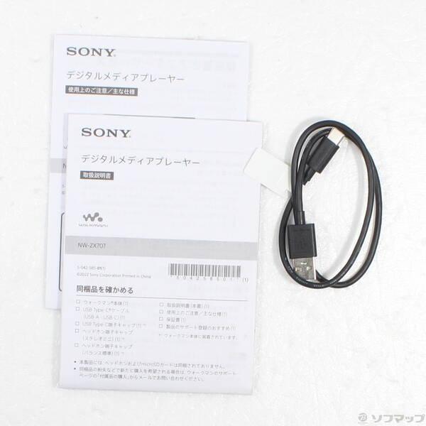 〔中古〕SONY(ソニー) WALKMAN ZX707 メモリ64GB+microSD ブラック NW-ZX707〔377-ud〕 |  | 04