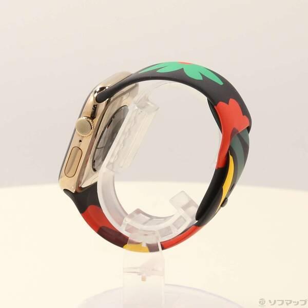 〔中古〕Apple(アップル) Apple Watch Series 10 GPS + Cellular 46mm ゴールドチタニウムケース Black Unityスポーツバンド ユニティブルーム〔262-ud〕 |  | 01