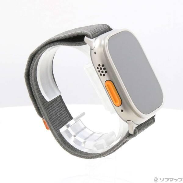 〔中古〕Apple(アップル) Apple Watch Ultra GPS + Cellular 49mm チタニウムケース ブラック／グレイトレイルループ〔348-ud〕 |  | 03
