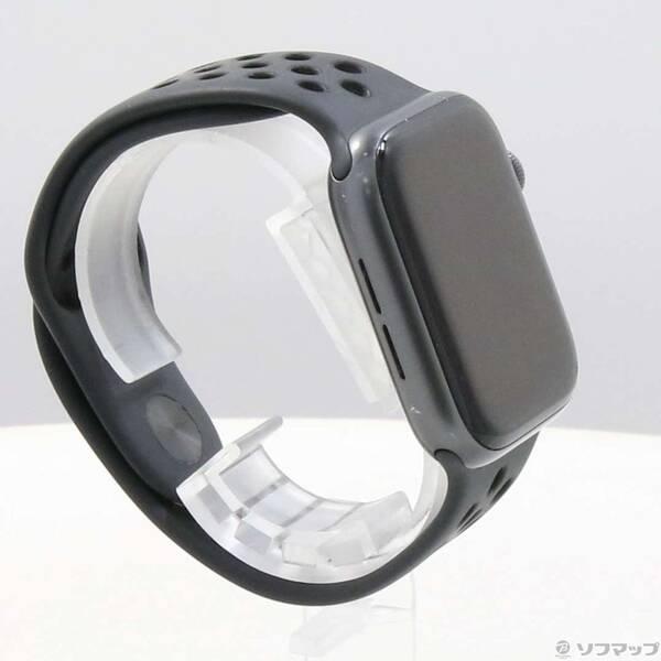 〔中古〕Apple(アップル) Apple Watch Series 4 Nike+ GPS 44mm スペースグレイアルミニウムケース アンスラサイト／ブラックNikeスポーツバンド〔247-ud〕 |  | 03
