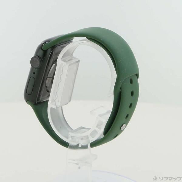 〔中古〕Apple(アップル) Apple Watch Series 7 GPS 41mm グリーンアルミニウムケース クローバースポーツバンド〔344-ud〕 |  | 01