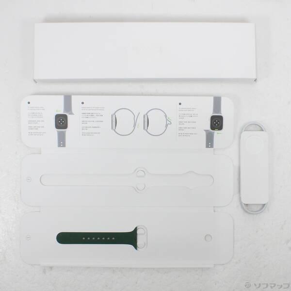 〔中古〕Apple(アップル) Apple Watch Series 7 GPS 41mm グリーンアルミニウムケース クローバースポーツバンド〔344-ud〕 |  | 04