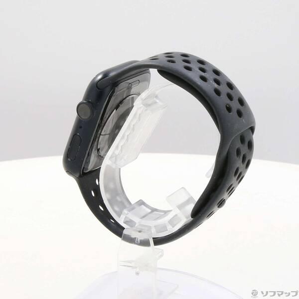 〔中古〕Apple(アップル) Apple Watch Series 7 Nike GPS 45mm ミッドナイトアルミニウムケース アンスラサイト／ブラックNIKEスポーツバンド〔269-ud〕 |  | 01
