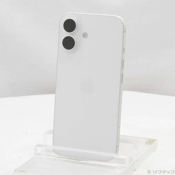 〔中古〕Apple(アップル) iPhone16 256GB ホワイト MYDX3J／A SIMフリー〔349-ud〕 | 