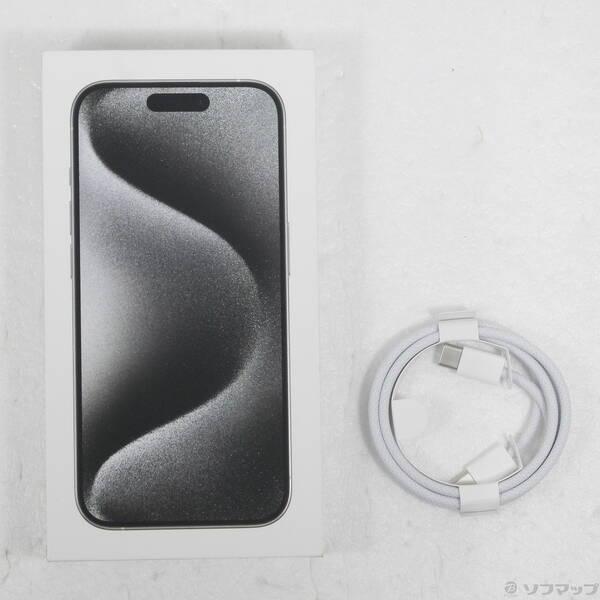 〔中古〕Apple(アップル) iPhone15 Pro 1TB ホワイトチタニウム MTUR3J／A SIMフリー〔368-ud〕 |  | 04