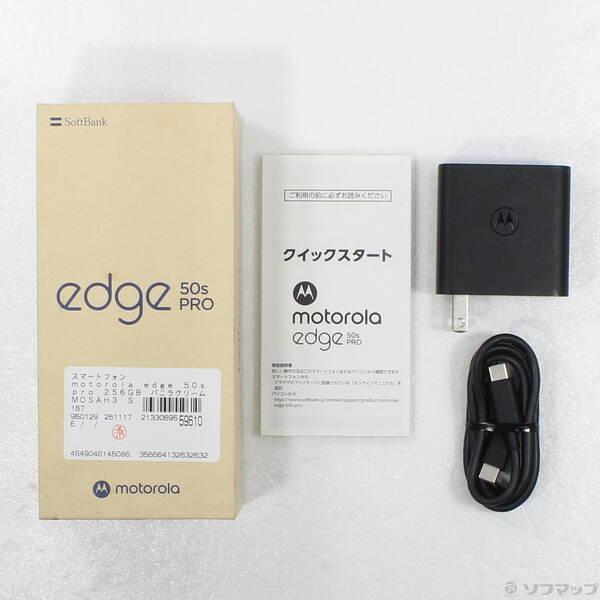 〔中古〕Motorola(モトローラ) motorola edge 50s pro 256GB バニラクリーム MOSAH3 Softbank SIMフリー〔258-ud〕 |  | 04
