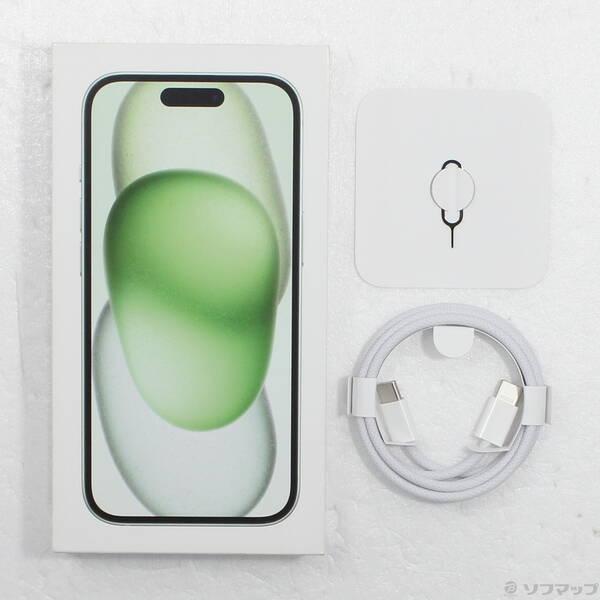 中古〕Apple(アップル) iPhone15 128GB グリーン MTMM3J／A SIMフリー