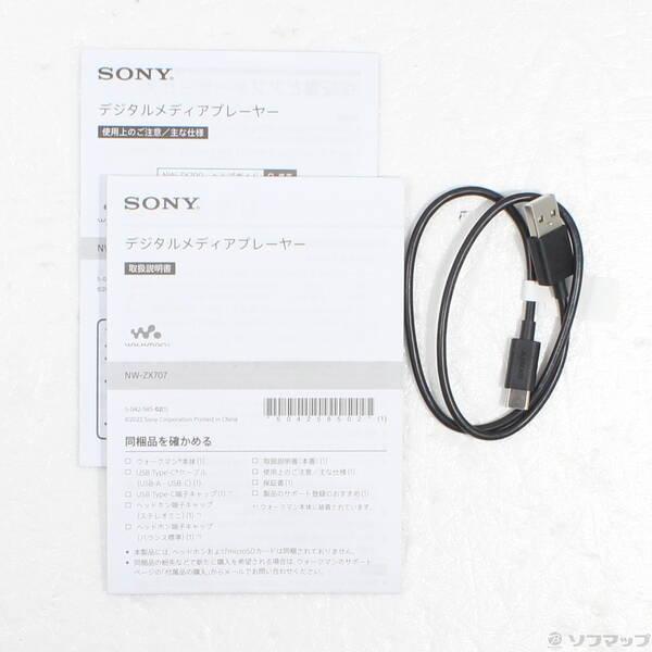 〔中古〕SONY(ソニー) WALKMAN ZX707 メモリ64GB+microSD ブラック NW-ZX707〔377-ud〕 |  | 04