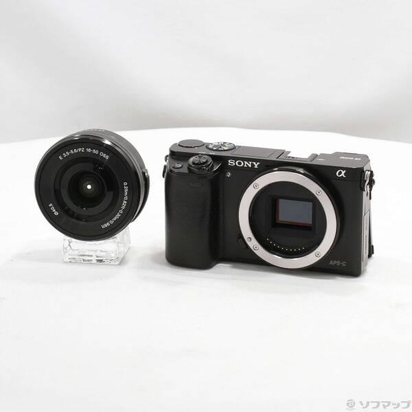〔中古〕SONY(ソニー) α6000 パワーズームレンズキット ブラック ILCE-6000L〔295-ud〕 | 