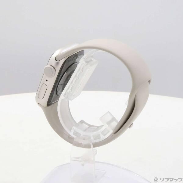 〔中古〕Apple(アップル) Apple Watch Series 9 GPS 41mm スターライトアルミニウムケース スターライトスポーツバンド〔196-ud〕 |  | 01