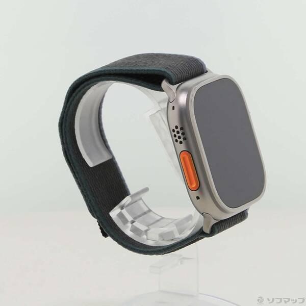 〔中古〕Apple(アップル) Apple Watch Ultra 2 GPS + Cellular 49mm チタニウムケース ブルー／ブラックトレイルループ〔377-ud〕 |  | 03