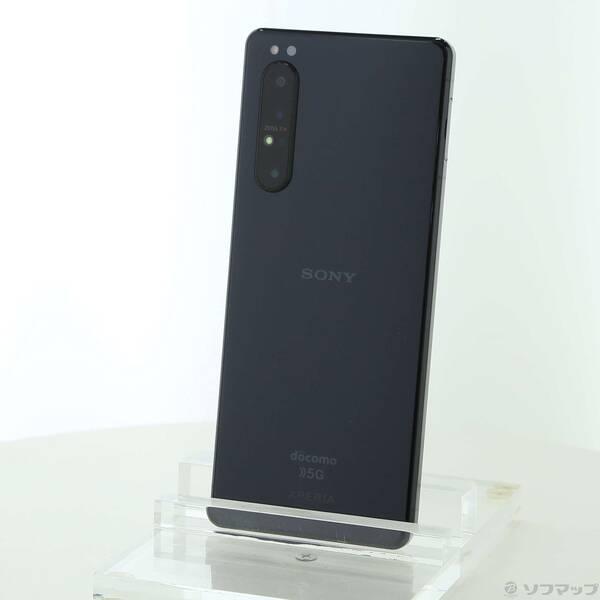 〔中古〕SONY(ソニー) Xperia 1 II 128GB ブラック SO-51A docomoロック解除SIMフリー〔349-ud〕 | 