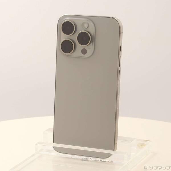 〔中古〕Apple(アップル) iPhone15 Pro 1TB ナチュラルチタニウム MTUT3J／A SIMフリー〔344-ud〕 | 
