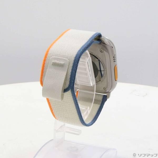 〔中古〕Apple(アップル) Apple Watch Ultra 2 GPS + Cellular 49mm チタニウムケース オレンジ／ベージュトレイルループ〔262-ud〕 |  | 02