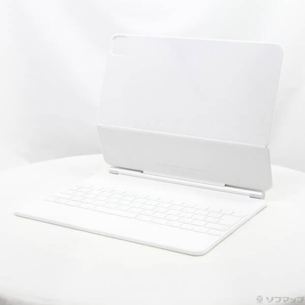 〔中古〕Apple(アップル) 〔展示品〕 12.9インチiPad Pro (第5世代) 用 Magic Keyboard 日本語 ホワイト MJQL3J／A〔377-ud〕 | 