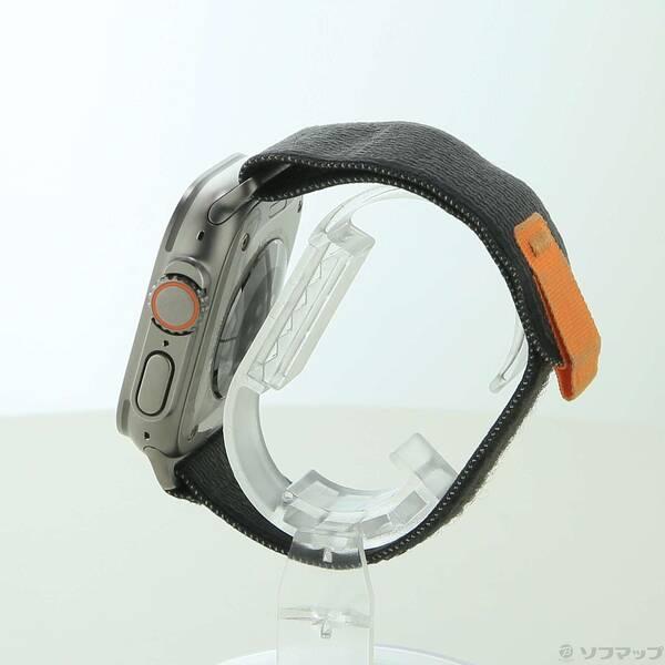 〔中古〕Apple(アップル) Apple Watch Ultra GPS + Cellular 49mm チタニウムケース ブラック／グレイトレイルループ〔344-ud〕 |  | 01