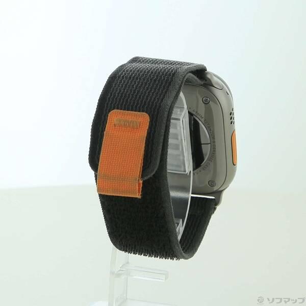 〔中古〕Apple(アップル) Apple Watch Ultra GPS + Cellular 49mm チタニウムケース ブラック／グレイトレイルループ〔344-ud〕 |  | 02